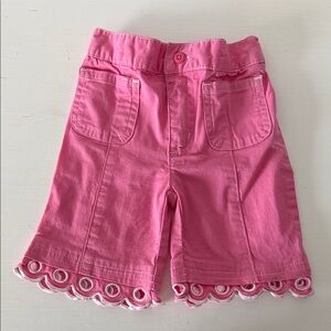 The Children's Place Bright Pink Girls' Scalloped Hem Shorts